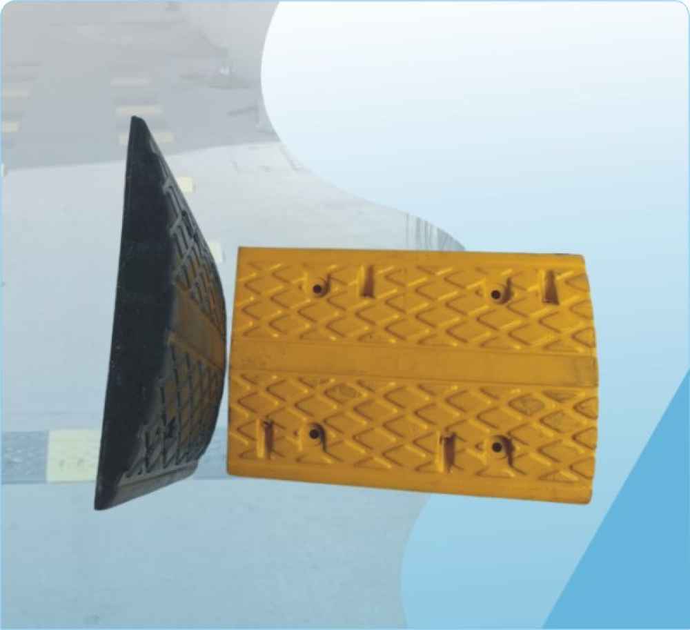 Rubber Road Hump 75Mm Dimond 