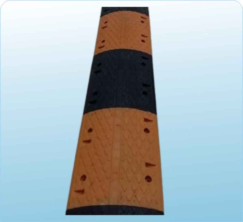 Rubber Road Hump 75Mm Dimond 