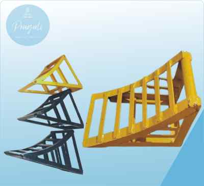 Metal  Wheel Chock - 1 Nos