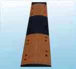 Rubber Road Hump 75Mm Dimond 